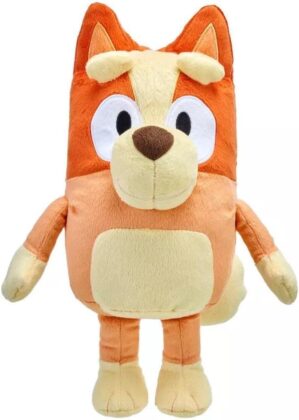 Bluey – 12″ Talking Bingo Plush – Interactive – Sing Along with Bingo, 9 Different Phrases, Multicolor, 17137