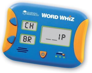 Learning Resources Electronic Flash Card Game, Handheld Word Building Game for Kids, Electronic Learning Games, Ages 5+