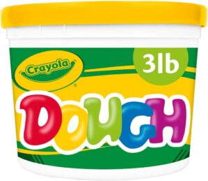 Crayola Dough – Yellow (3lb), Bulk Modeling Dough for Kids, Clay Alternative, Resealable Tub, Ages 3+, Great for Kids Arts & Crafts