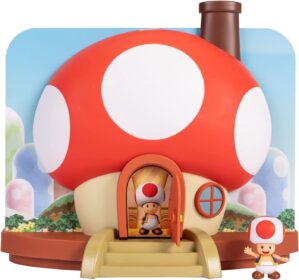 Super Mario Action Figures 2.5″ Deluxe Toad Playset