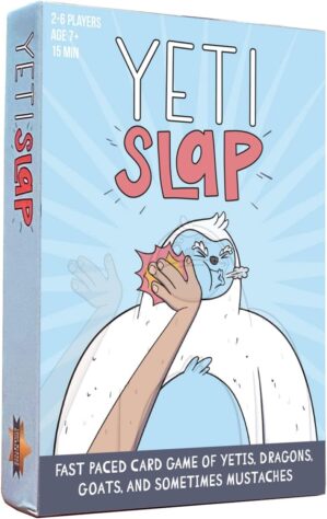 Yeti Slap – Hilarious and Competitive Card Game with Yetis, Best Card Games for Families, Adults, Teens, and Kids, Great Gift for Couples, 2-6 Players