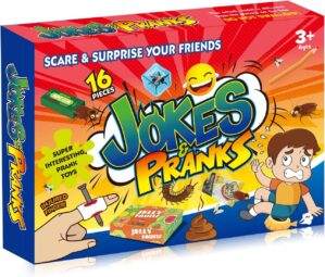 ALLROAD Prank Kit | Pranks for Kids | Joke Box-Ultimate Gift Set 20 Ultimate Practical Jokes and Pranks for Kids | Prank Toys Pack Set Box for Gifts