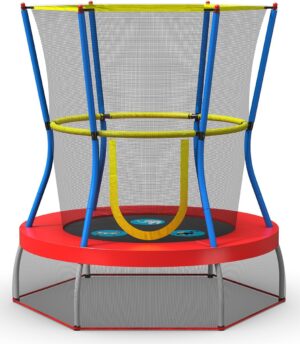 Skywalker Trampolines Mini Trampoline with Enclosure Net