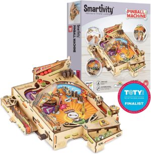 Smartivity DIY Pinball Machine Toy for Kids Ages 8-14 Years Old | Global Award Winning Arcade Game| Cool Birthday Gifts Ideas for Boys & Girls| STEM Toy for 8,9,10,11,12,13,14I Wooden Engineering Game