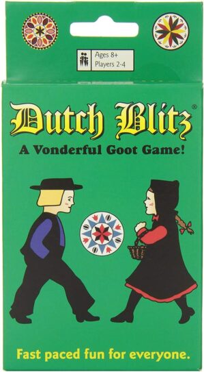 Dutch Blitz – Fast Paced Card Game for 2-4 Players Ages 8+, 160 Cards, Easy to Learn