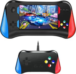 Handheld Game Console, 3.5” LCD Screen Retro Handheld Video Game Console with Rechargeable Battery, Preloaded 500 Classic Retro Video GamesSupport 2 Players and TV Connection-1