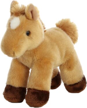 Aurora® Adorable Mini Flopsie™ Prancer™ Stuffed Animal – Playful Ease – Timeless Companions – Brown 8 Inches