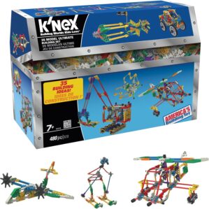 K’NEX – 35 Model Building Set – 480 Pieces – For Ages 7+ Construction Education Toy (Amazon Exclusive)