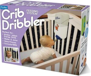 Prank-O Crib Dribbler Gag Gift Empty Box, Birthday Gift Box, Wrap Your Real Present in a Convincing and Funny Fake Gift Box, Practical Joke for Birthday Presents, Holidays, Parties