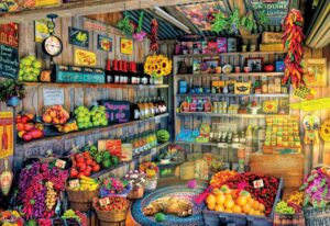 Buffalo Games – Aimee Stewart – Farm Fresh – 2000 Piece Jigsaw Puzzle for Adults Challenging Puzzle Perfect for Game Nights – Finished Puzzle Size is 38.50 x 26.50