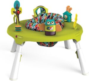 ORIBEL PortaPlay Baby Activity Center: Development Focused Toys. Foldable, Portable, and Transforms to a Play Table, Unisex (Forest Friends)