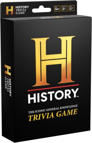 HISTORY Trivia Game Travel Edition – Fun General Knowledge Questions for Adults, Family and Teens in The Pursuit of Trivial Knowledge – Perfect Party Card Game for Board Games Night with your Group