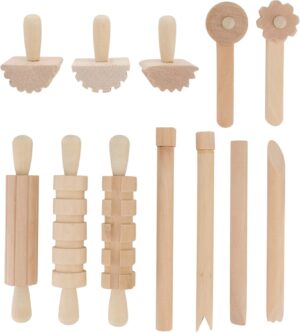 12Pcs Wooden Clay Tool Set Clay Molding Tools for and Art and Crafts Activities