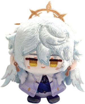 CALEMBOU Anime Plush Keychain, 4″ Cute Chibi Plush Figure Key Chain Anime Charms for Backpack, HSR Merch Sunday Plush for Star Rail Fans (Sunday)