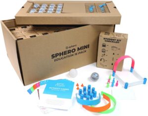 Sphero Mini 16-Pack – 16 App-Enabled Programmable Robot Balls – Coding & STEAM Learning Kit for Classrooms – Programming for Beginners – Introduce Computer Science & Coding – Ages 8+
