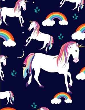 Drawing Pad for Kids: Large White Blank Paper Sketch Book for Drawing, Coloring, Painting and Sketching : Unicorn Art Supplies & Gifts for Children