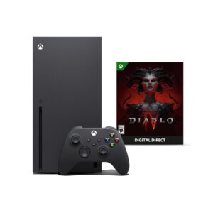 Microsoft Xbox Series X Diablo IV Bundle – Includes Xbox Wireless Controller – Up to 120 frames per second – 16GB RAM 1TB SSD – Experience True 4K Gaming – Comes with Digital Copy for Diablo IV