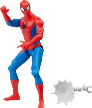 Marvel Epic Hero Series Classic Spider-Man Action Figure, 4-Inch, With Accessory, Marvel Action Figures for Kids Ages 4 and Up, Medium