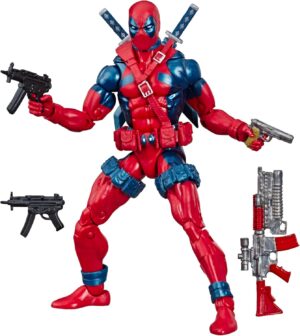 Marvel Legends Series Deadpool, Marvel Comics Uncanny X-Men X-Force Retro Collectible 6 Inch Action Figure for Adults Ages 14 and Up