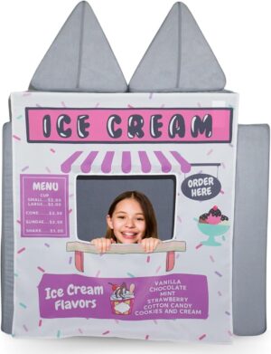 Couch Swag Play Panel for Childrens Foam Sofa Kids Couch (Ice Cream Store)