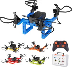 Mini Drone for Kids and Beginners,Creative 5-IN-1 DIY Drone Building Kits for Kids to Build Your Own Drones,5 Different Designs, Altitude Hold, 3D Flips,Easy to Build and Fly,Great Gifts for Boys&Girls to Enjoy Building,Flying and Fixing Fun