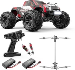 MEW4 1/16 4X4 RC Offroad Truck – RTR Durable Beginner RC Car, High Speed 38 Km/h, Remote Control w/ 2S 1500 mAh Battery