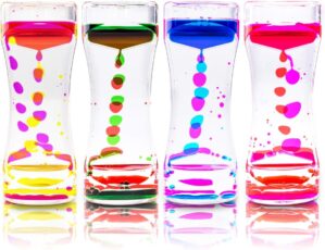 Super Z Outlet Liquid Motion Bubbler for Sensory Play, Fidget Toy, Children Activity, Desk Top, Assorted Colors (1 Piece)