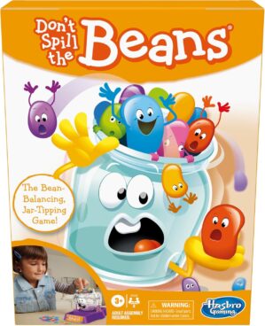 Hasbro Gaming Don’t Spill The Beans Game | Balancing Board Game for Boys & Girls | Kids Preschool Games for Girls & Boys | 2 Players | Ages 3+