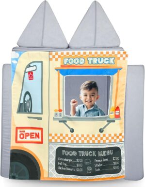 Couch Swag Play Panel for Childrens Foam Sofa Kids Couch (Food Truck)