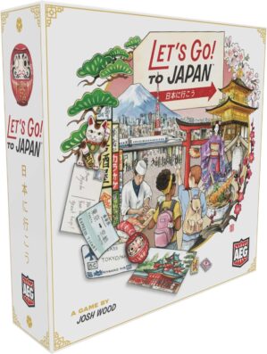 AEG Let’s Go! to Japan Board Game | Storytelling & Travel Planning Strategy Card Game | Plan & Experience Your Dream Vacation | 1-4 Players | Ages 10+