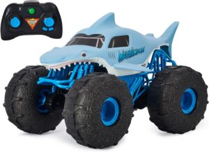 Monster Jam, Official Megalodon Storm All-Terrain Remote Control Monster Truck for Boys and Girls, 1:15 Scale, Kids Toys for Ages 4-6+