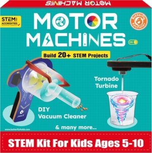 Butterfly Edufields 20+ STEM Toys for Kids Age 6-8 8-12 Boys Girls | 6 7 8 9 10 11 12 Year Old Birthday Gift | 20in1 DIY Science Projects kit for Kids | Robotics Engineering Toy | Motor Machines