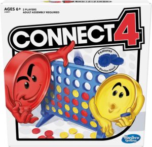 Hasbro Gaming Connect 4 Strategy Board Game for Kids | 2 Players for Boys & Girls | Ages 6+ (Amazon Exclusive)