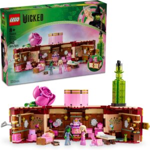LEGO Wicked Glinda & Elphaba’s Dormitory Building Toy – Wicked Toys for Girls & Boys, Age 8+ – Gifts for Christmas – Buildable Doll House for Kids – 75683