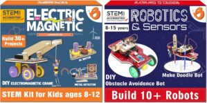 ButterflyEdufields 30in1 STEM Kits for Kids Age 8-10-14 & STEM Robotics Projects Kit 10in1 Robots with Sensors for Ages 8-12