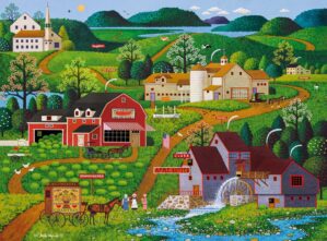 Buffalo Games – Charles Wysocki – Burma Road – 1000 Piece Jigsaw Puzzle for Adults Challenging Puzzle Perfect for Game Nights – Finished Puzzle Size is 26.75 x 19.75