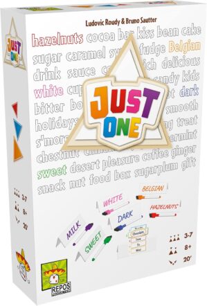 Just One Cooperative Family Board Game by Repos Production – Ages 8+, 3-7 Players, 20 Min Playtime