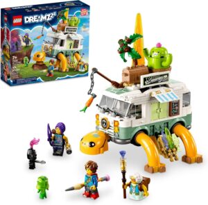 LEGO DREAMZzz Mrs. Castillo’s Turtle Van 71456, 2 in 1 Building Toy and Vehicle Playset with Party Mode or Flying Submarine Mode, Makes a Great Gift Idea for 7 Year Old Kids, Boys, and Girls