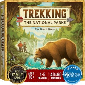 Trekking The National Parks (3rd Edition) – The Award-Winning Family Board Game | Great for Kids Ages 10 and Up | Easy to Learn | Designed for National Park Lovers by Underdog Games
