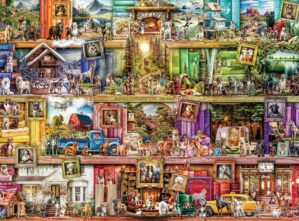 Buffalo Games – Aimee Stewart – The Library of Dogs – 1000 Piece Jigsaw Puzzle for Adults Challenging Puzzle Perfect for Game Nights – Finished Puzzle Size is 26.75 x 19.75