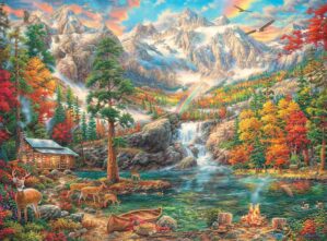 Buffalo Games – Chuck Pinson – Almost Heaven – 1000 Piece Jigsaw Puzzle for Adults Challenging Puzzle Perfect for Game Nights – Finished Puzzle Size is 26.75 x 19.75