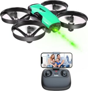 Loolinn | Drones for Kids Gift with Camera – Mini Drone, Remote Control Quadcopter Drone with 90° Adjustable Camera, Safe for Kids, Photos and Videos (Christmas Gift for Kids)