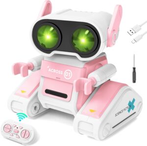 Robot Toys, Remote Control Toy Robots, RC Robots for Kids with LED Eyes, Flexible Head & Arms, Dance Moves and Music, Birthday for Kids Age 3 4 5 6 7 8 9