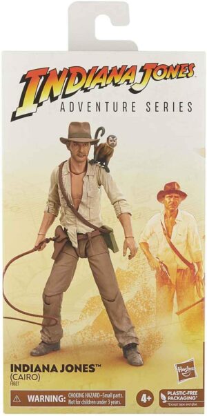 Indiana Jones Adventure Series: Indiana Jones and The Raiders of The Lost Ark, Indiana Jones (Cairo) Action Figure, 6-Inch Action Figures, Ages 4 and Up