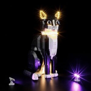 LIGHTAILING Light for Lego-21349 Tuxedo Cat – Led Lighting Kit Compatible with Lego Building Blocks Model – NOT Included The Model Set