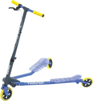 Yvolution Y Fliker Air A3 Drifting Scooter Foldable Swing Wiggle Scooter Self-Propelled Push Scooter for Boys and Girls Age 7+ Years Old
