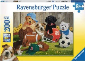 Ravensburger Let’s Play Ball! 200-Piece Jigsaw Puzzle – Perfect for Kids | Unique Puzzle Pieces | Anti-Glare Surface | Crafted from FSC-Certified Materials