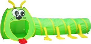 Big Mouth Caterpillar Tent 2pc Pop-up Children Play Tunnel Kids Discovery Station by POCO DIVO