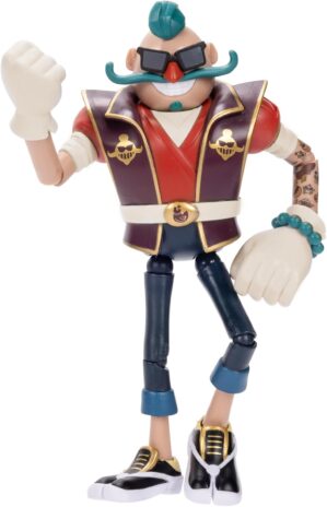 Sonic Prime 5-inch Dr. Deep – New Yoke City Action Figure 13 points of Articulations. Ages 3+ (Officially licensed by Sega and Netflix)