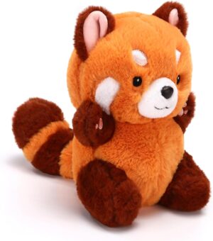 Cute Red Panda Plush Toy Red Panda Stuffed Animal Panda Plushie Gift for Girlfriend Kids Birthday 9″ Red Panda Stuffed